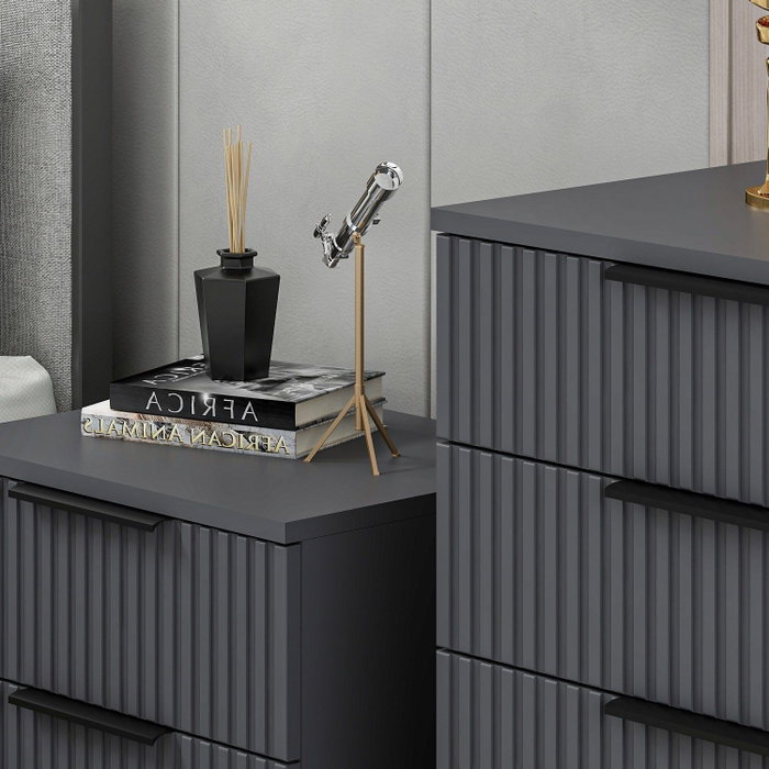 Hanah Home Cómoda Kale - Antracita